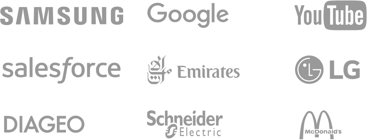 Partner and client company logos