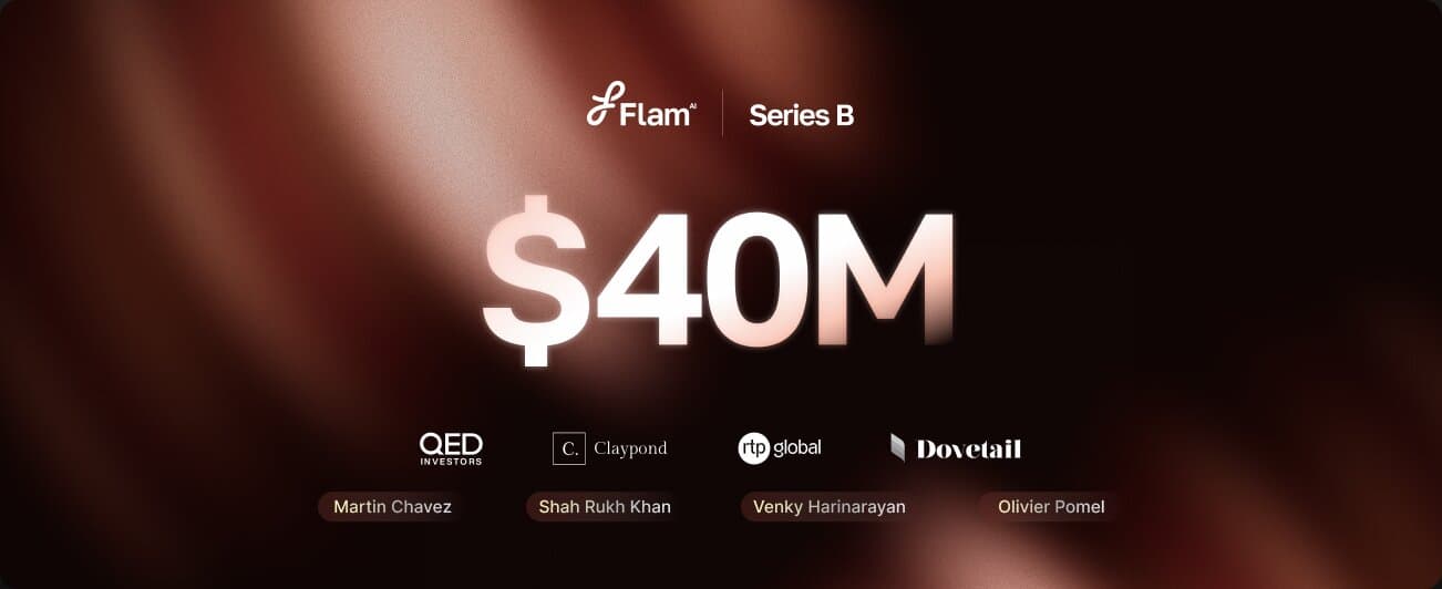 Flam — Series B, $40M, led by QED Investors